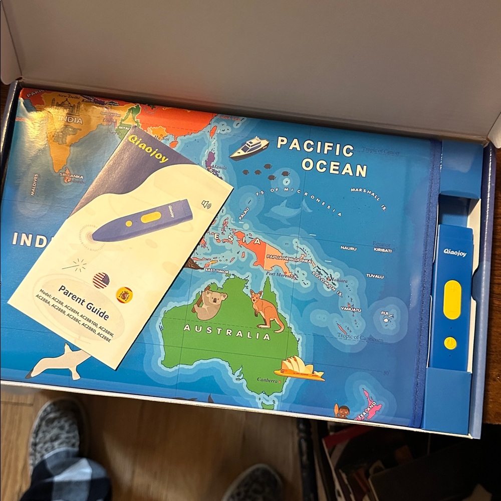 Interactive World Map for Kids - Multicolor - Picture 2 of 2